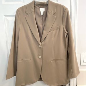 H&M tan blazer